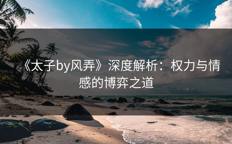 《太子by风弄》深度解析:权力与情感的博弈之道